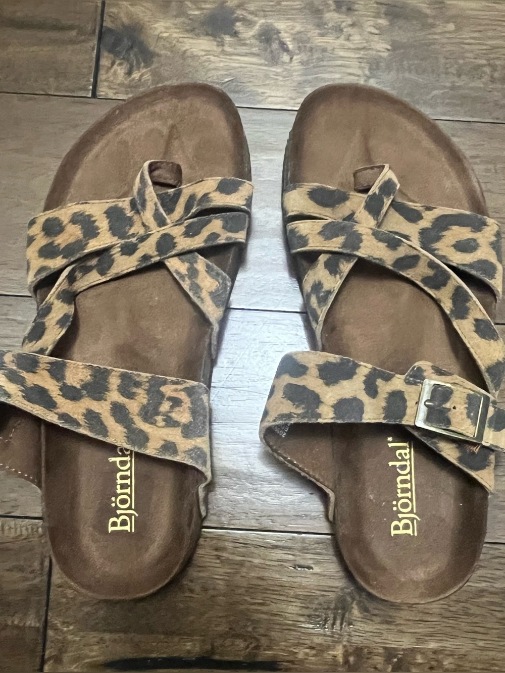Bjorndal Eden leopard print sandals